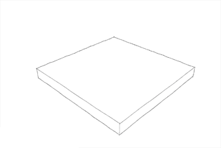 Single level box on single level plane